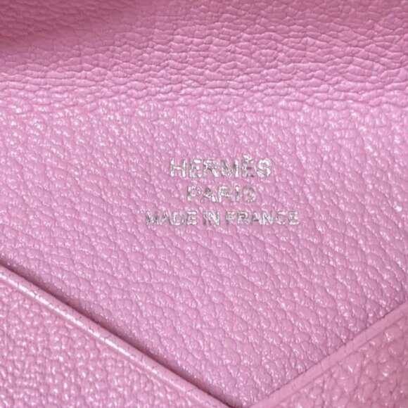 HERMES Calvi - Mauve Sylvestre Veau Epsom D Card Case 520-061725 - Picture 6 of 6